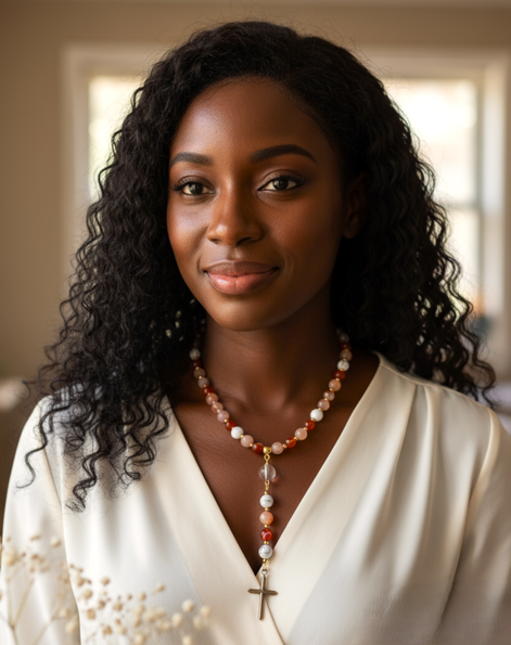 chapelet religieux pour femme peau noire