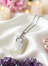 collier argenté pierre de lune extra
