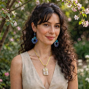 Collier doré en pierre de lune extra