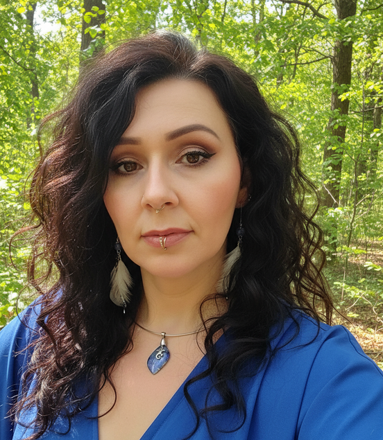 Boucles d'oreilles & Collier torque argenté en Lapis lazuli "salamandre"