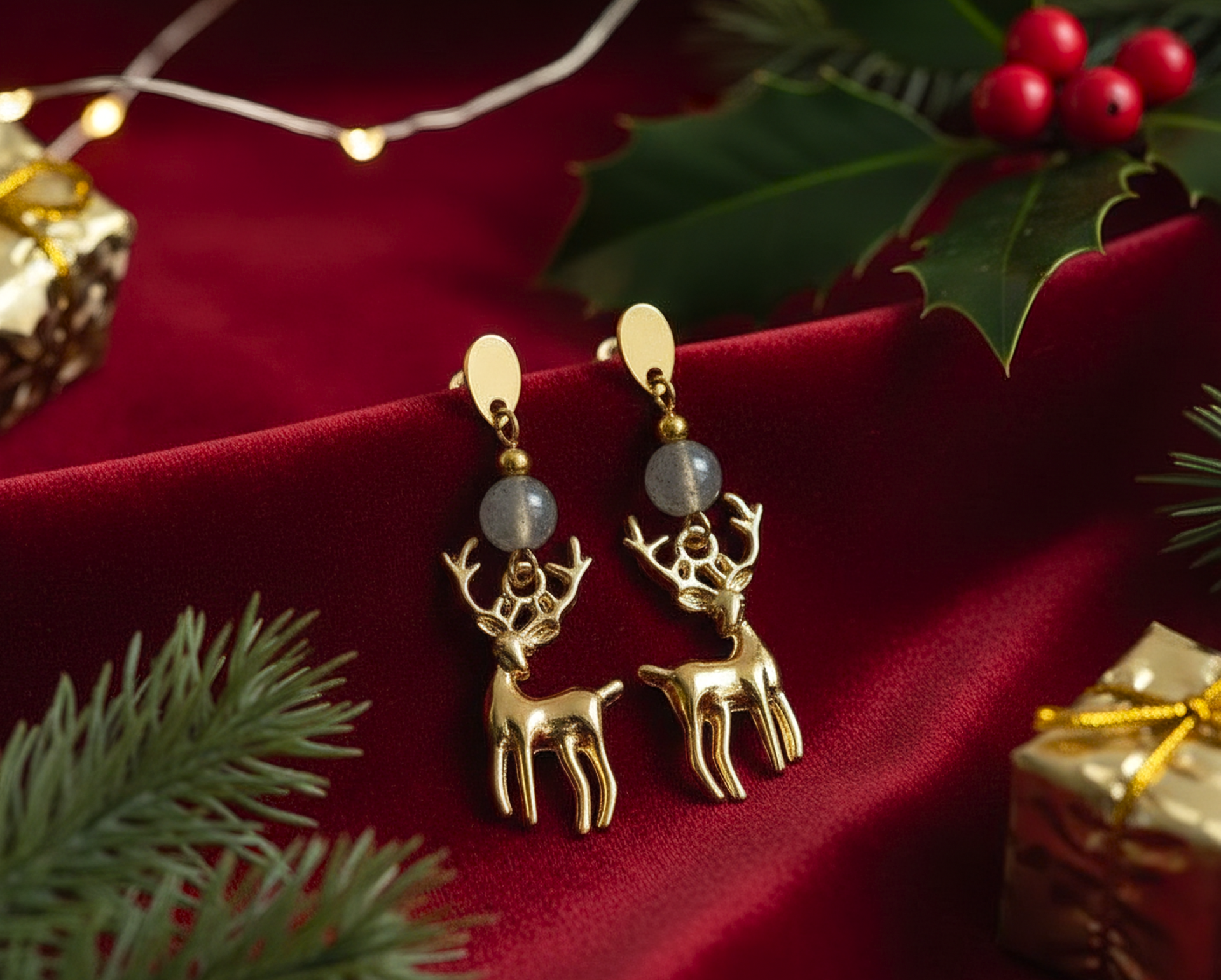 boucles d oreille noel