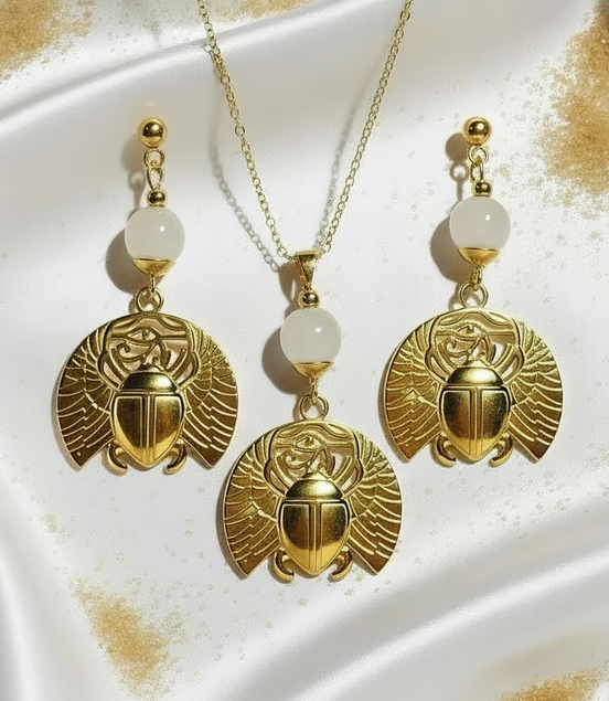parure doré khépri