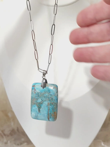 collier apatite bijou homme