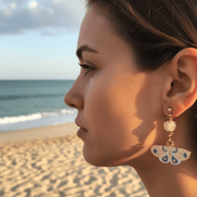 Boucles d'oreilles papillons 