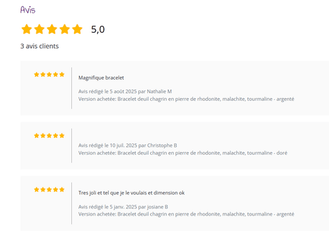 Bracelet deuil en pierre de rhodonite, malachite, tourmaline - Secret de Cristaux