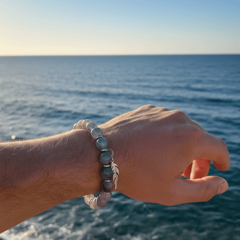 Bracelet en Labradorite, Protection et Lumière, sur mesure - Secret de Cristaux