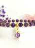 Bracelet en améthyste sur mesure - Secret de Cristaux