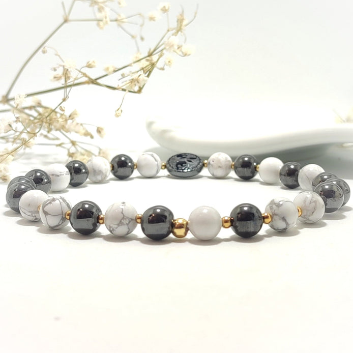 Bracelet de cheville, Chevillère en pierre pour circulation sanguine, drainage, varices, douleurs - Secret de Cristaux