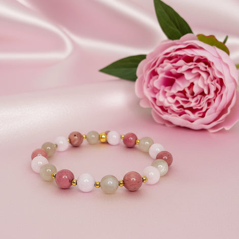 Bracelet flamme jumelle en pierre Secret de Cristaux