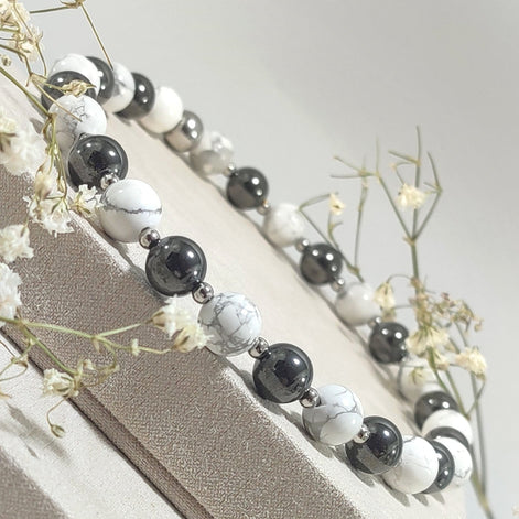 Bracelet de cheville, Chevillère en pierre pour circulation sanguine, drainage, varices, douleurs - Secret de Cristaux