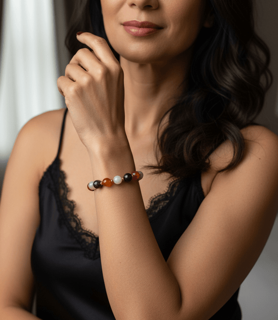 Bracelet de perles sur mesure en pierres 