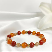 Bracelet de perles sur mesure en pierres à personnaliser - Secret de Cristaux