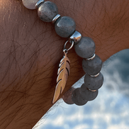 Pierre, Pendentif, collier en sodalite au choix