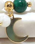 Bracelet Dépression burn - out en Amazonite, lépidolite, opale dendritique - Secret de Cristaux