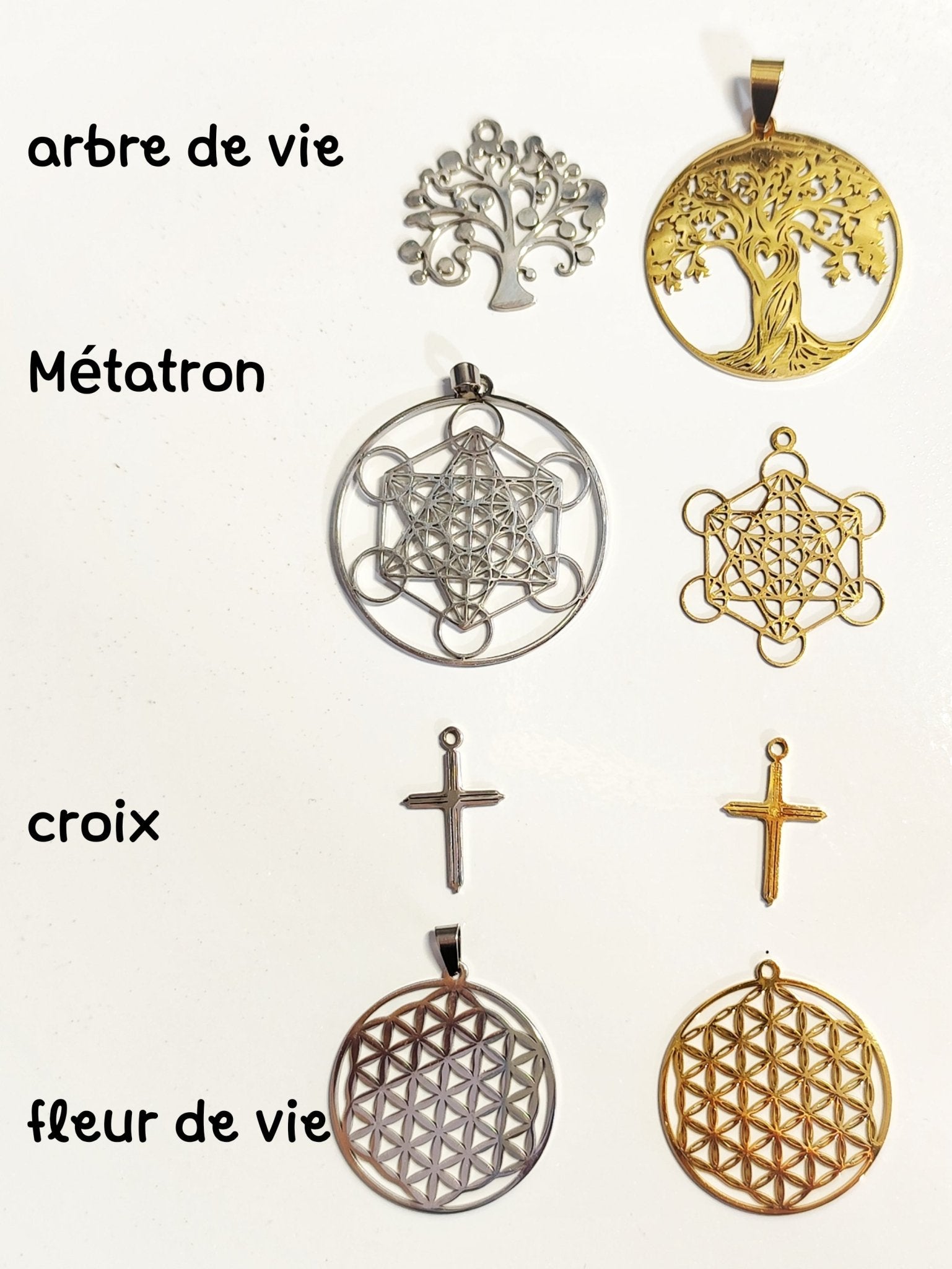 Chapelet en pierres naturelles sur mesure, cadeau de communion spirituel - Secret de Cristaux