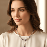 Chapelet en pierres naturelles sur mesure, cadeau de communion spirituel - Secret de Cristaux