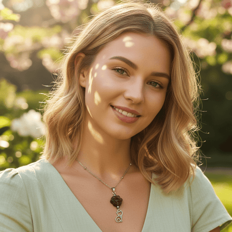 Collier "Amour de chat" en fluorite, au choix - Secret de Cristaux