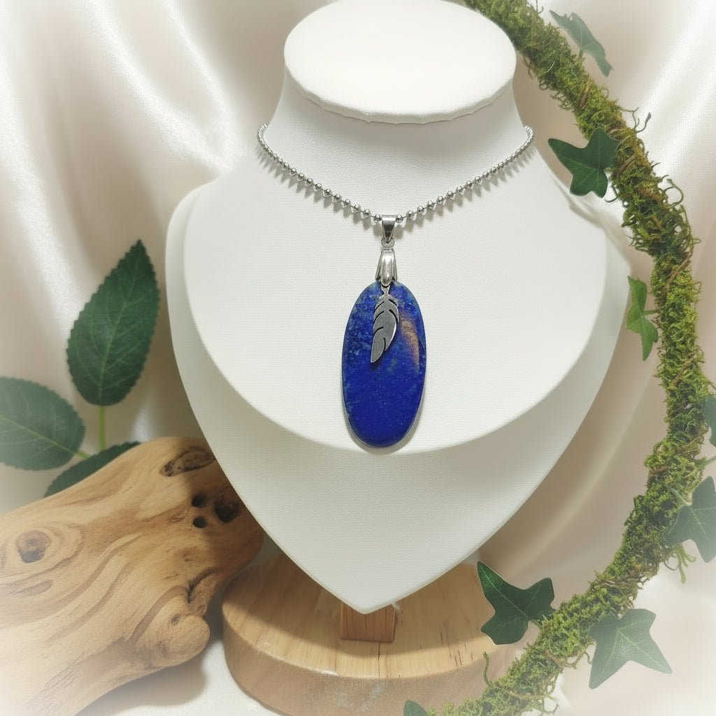 Collier et Pendentif en lapis lazuli Extra au choix - Secret de Cristaux