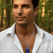 Collier et Pendentif en lapis lazuli Extra au choix - Secret de Cristaux