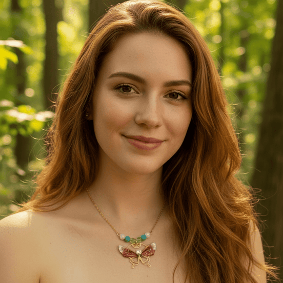 Collier envol de fée, au choix; amazonite, fluorite, pierre de lune arc en ciel - Secret de Cristaux