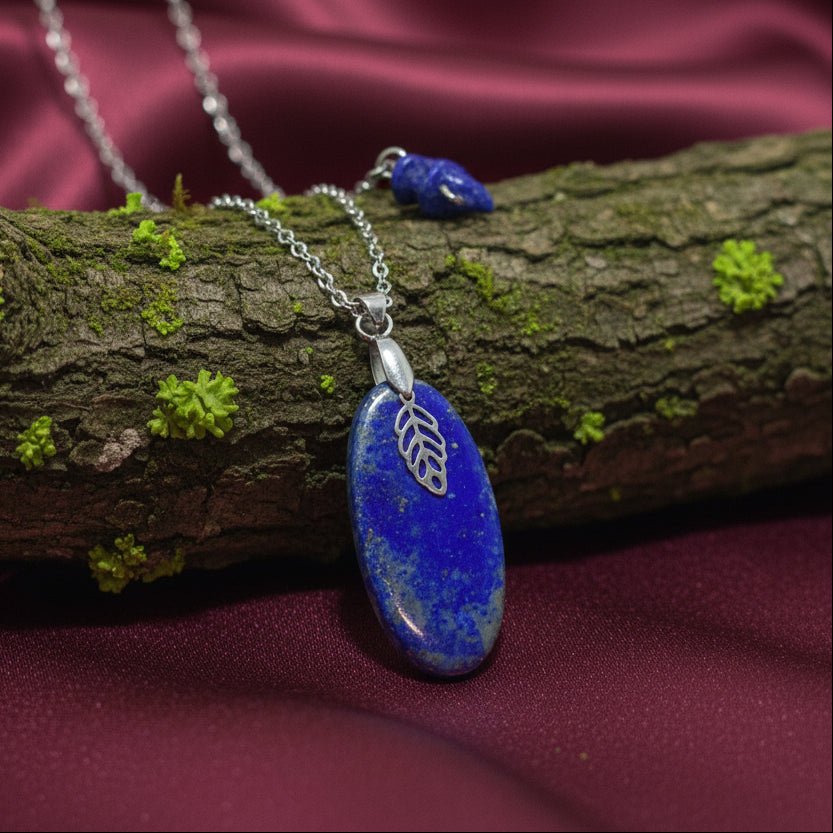Collier et Pendentif en lapis lazuli Extra au choix - Secret de Cristaux