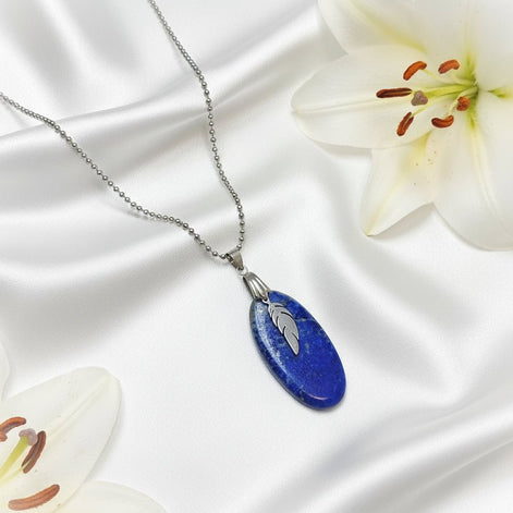Collier et Pendentif en lapis lazuli Extra au choix - Secret de Cristaux