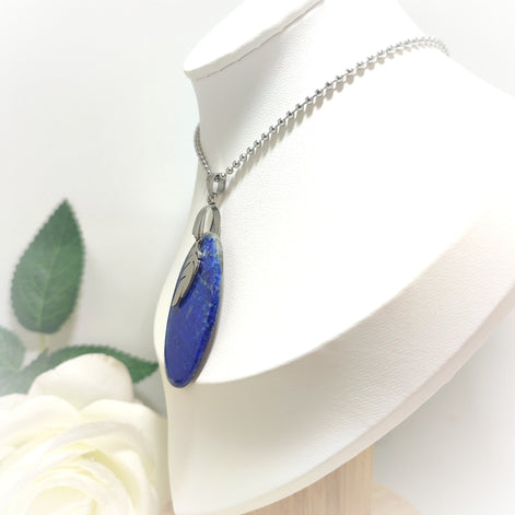 Collier et Pendentif en lapis lazuli Extra au choix - Secret de Cristaux