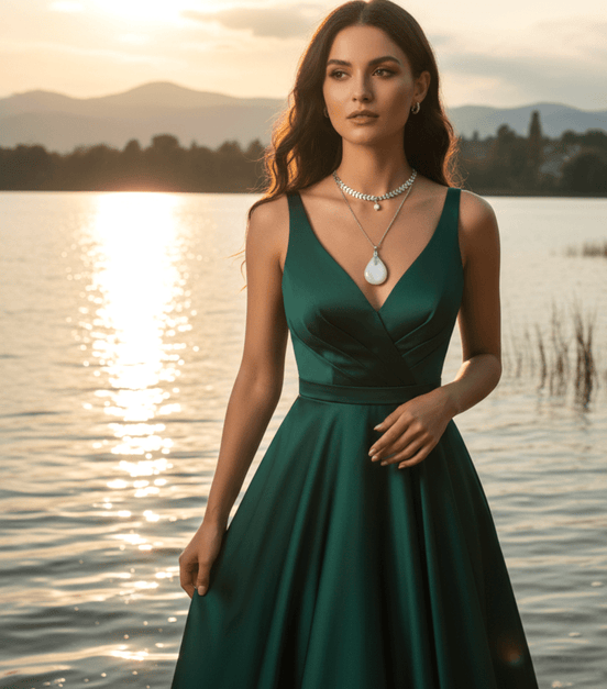 Double Collier en pierre de lune extra - Secret de Cristaux