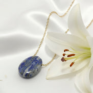 Pierre percée lapi lazuli