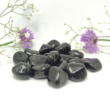 Pierre en tourmaline noire au choix, roulée ou coeur - Secret de Cristaux