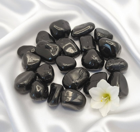 Pierre en tourmaline noire au choix, roulée ou coeur - Secret de Cristaux