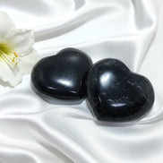 Pierre en tourmaline noire au choix, roulée ou coeur - Secret de Cristaux