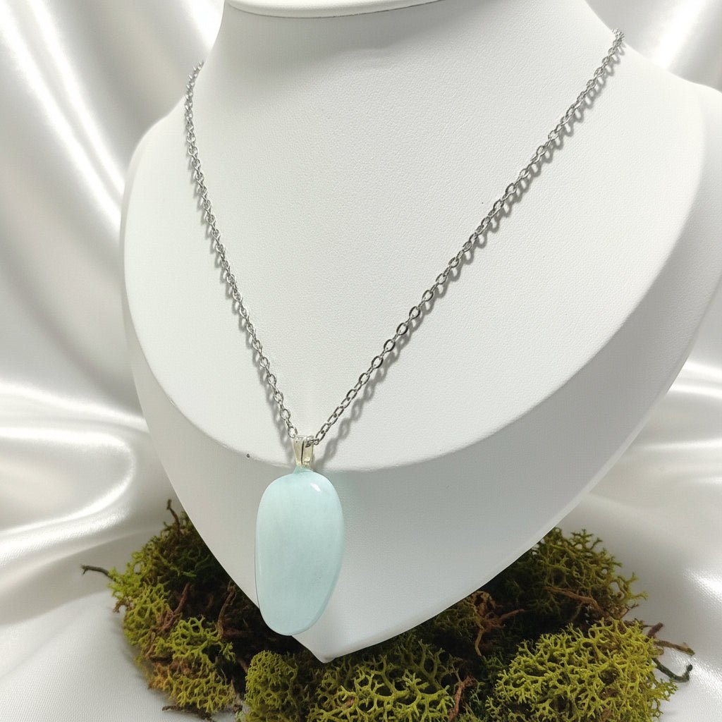 Pierre Naturelle d’Aigue - Marine Charisme, Communication, Sérénité - Secret de Cristaux