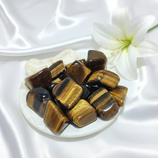 Pierre naturelle Oeil de tigre qualité +2/3cm - Secret de Cristaux