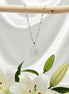 Collier et pierre de lune arc en ciel, péristérite