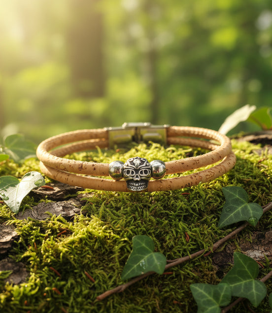 bracelet liège homme  viking
