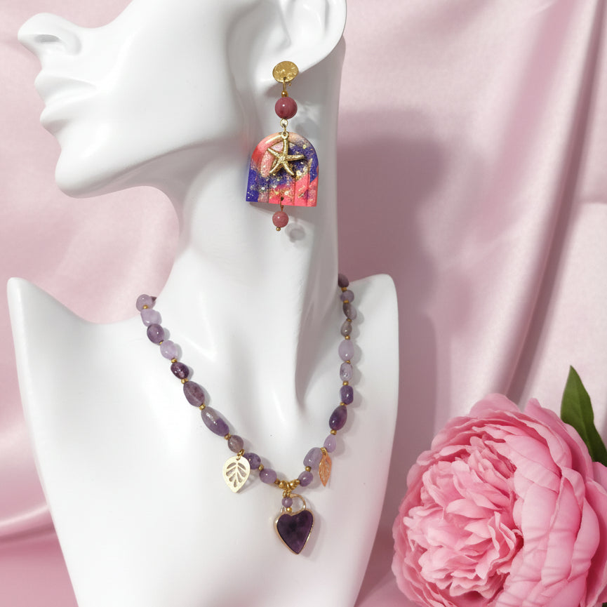 bijoux en pierres et polymères