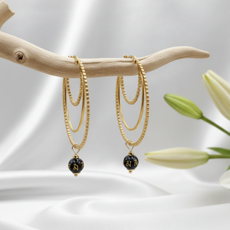 boucles d oreilles créoles dorées
