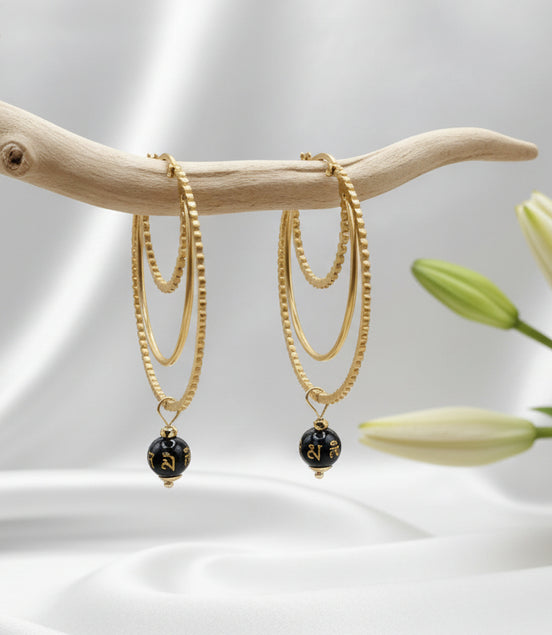 boucles d oreilles créoles dorées