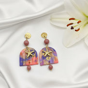 boucles d oreilles étoile de mer