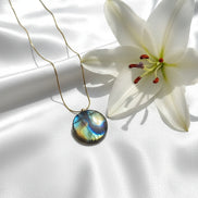 collier labradorite ronde 