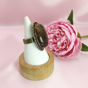 bague laiton oeil de tigre
