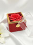 Coffret rose éternel rouge pour demande en mariage