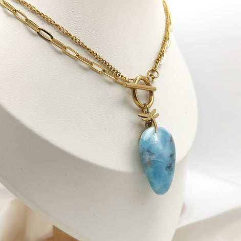 Collier larimar 