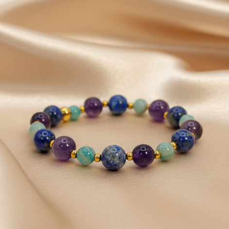 bracelet sur mesure en pierres naturelles fait mains