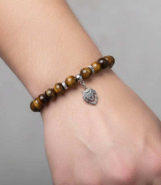 bracelet homme oeil de tigre