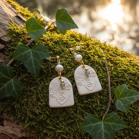 bijoux porcelaine blanc