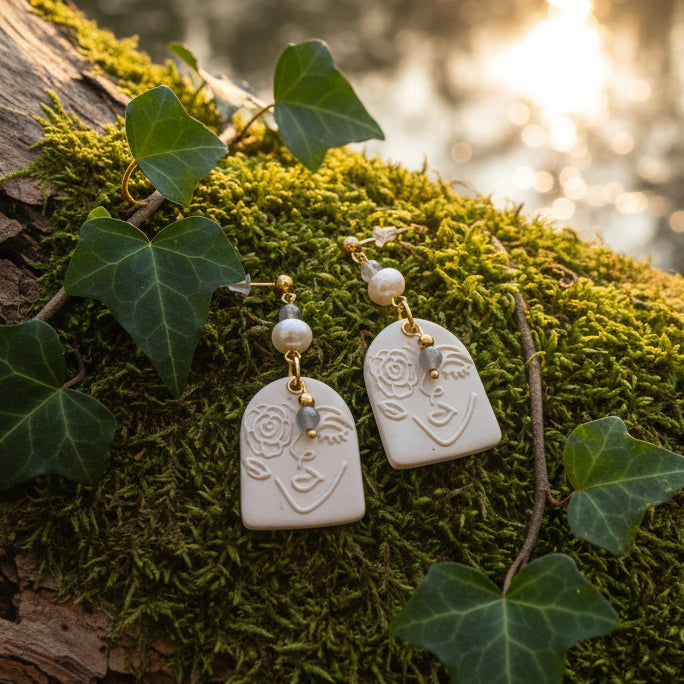 bijoux porcelaine blanc