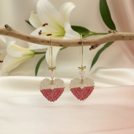 bijoux en quartz rose