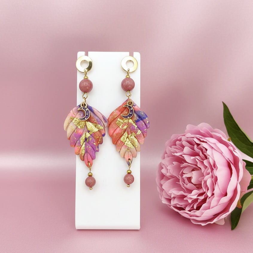 bijoux en pierres naturelles boucles d oreilles